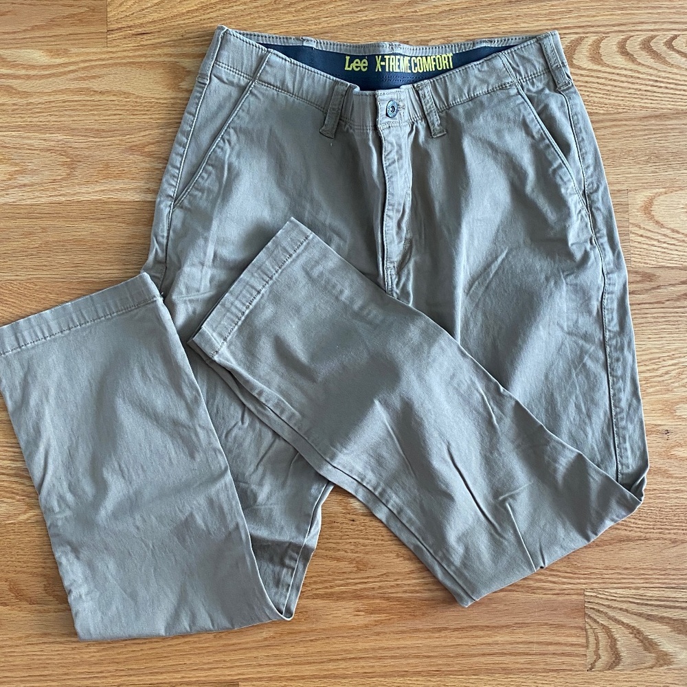 Lee Boys X-Treme Comfort Khakis (20 Husky)
